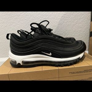 Wmns Nike Air Max 97 Black/White - Black size 9-W /7.5 M #416080 (no Lid)